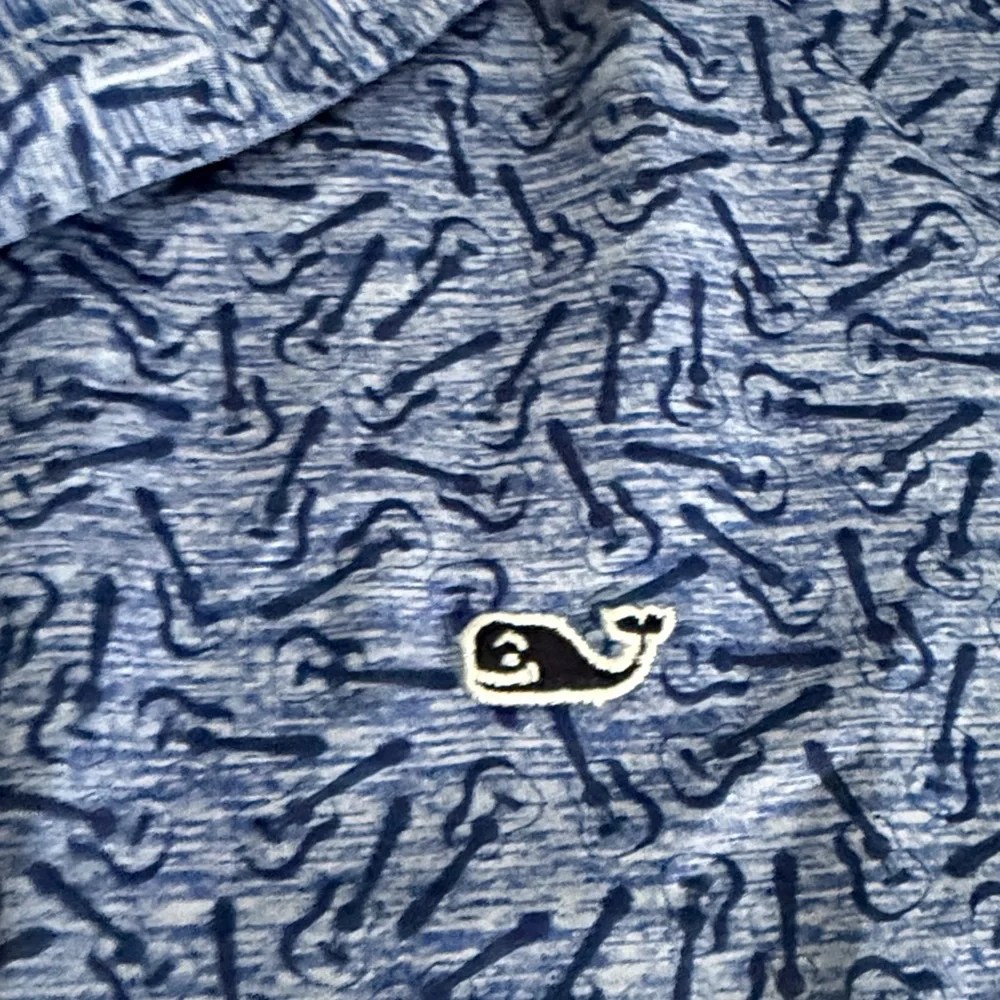 NWT vineyard vines on the go polo size M guitar maritime blue - Picture 4 of 4